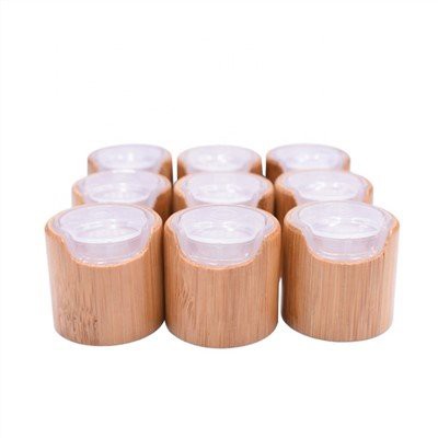 Natural Bamboo Disc Cap 24/410 Plastic