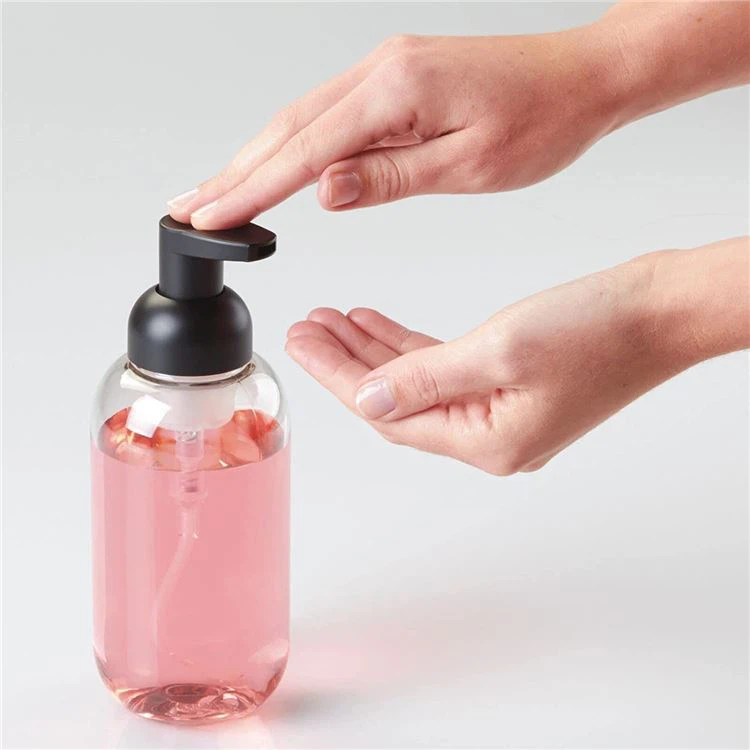 matte black foaming soap dispenser