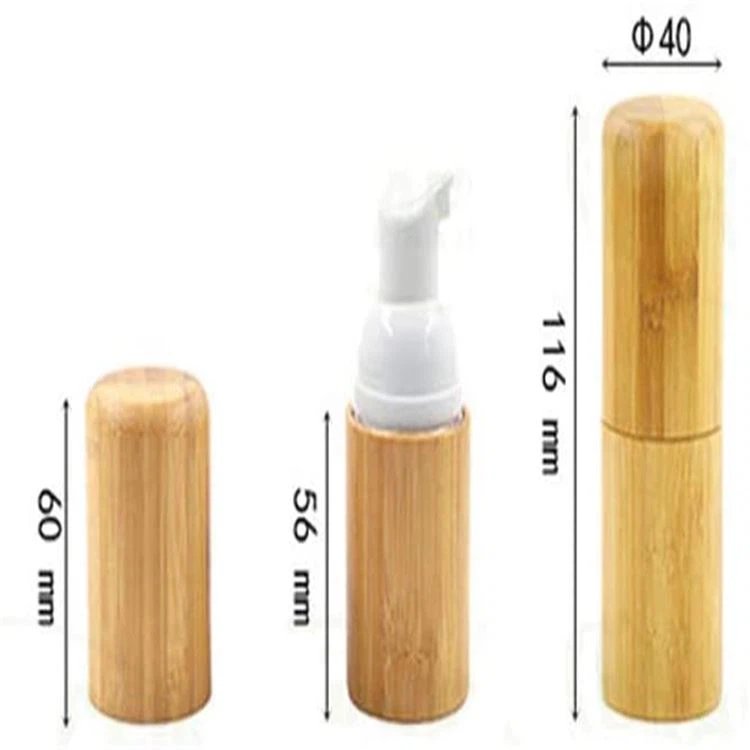 mini bamboo foam pump