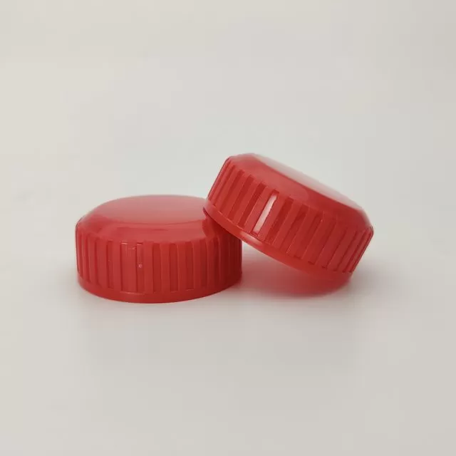 32mm Red Smooth Plastic Caps