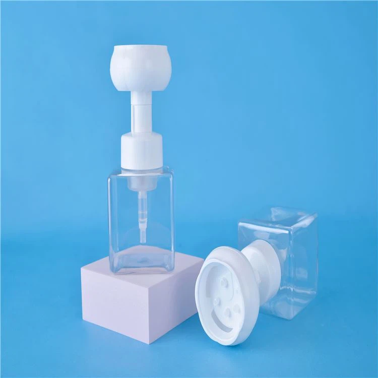 Flower foam soap pump