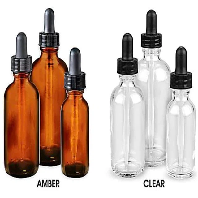 1 oz glass dropper bottles