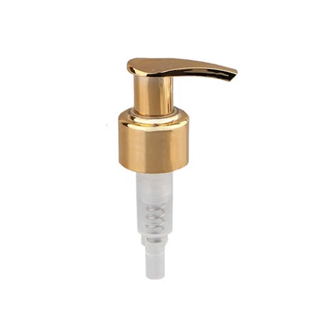 Lotion Bottle with Pump Gold