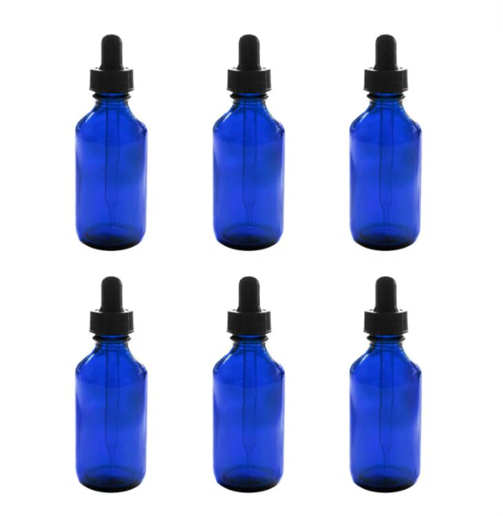 blue dropper bottle