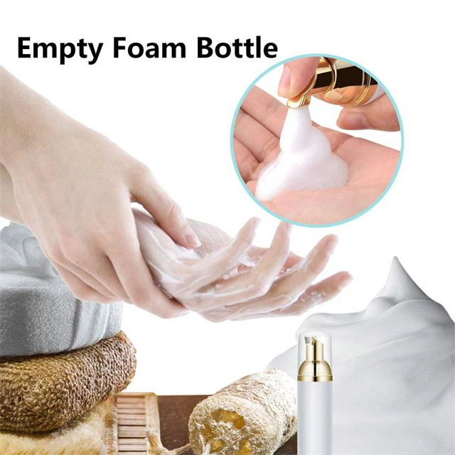 clear foaming pump bottles 60ml