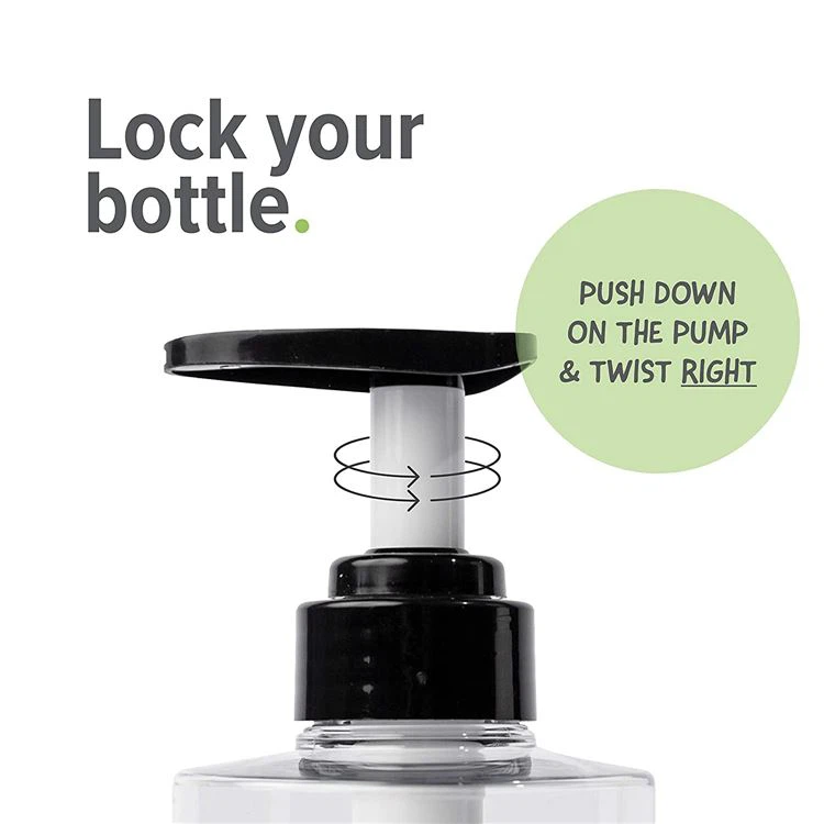 twist lock lotion pump